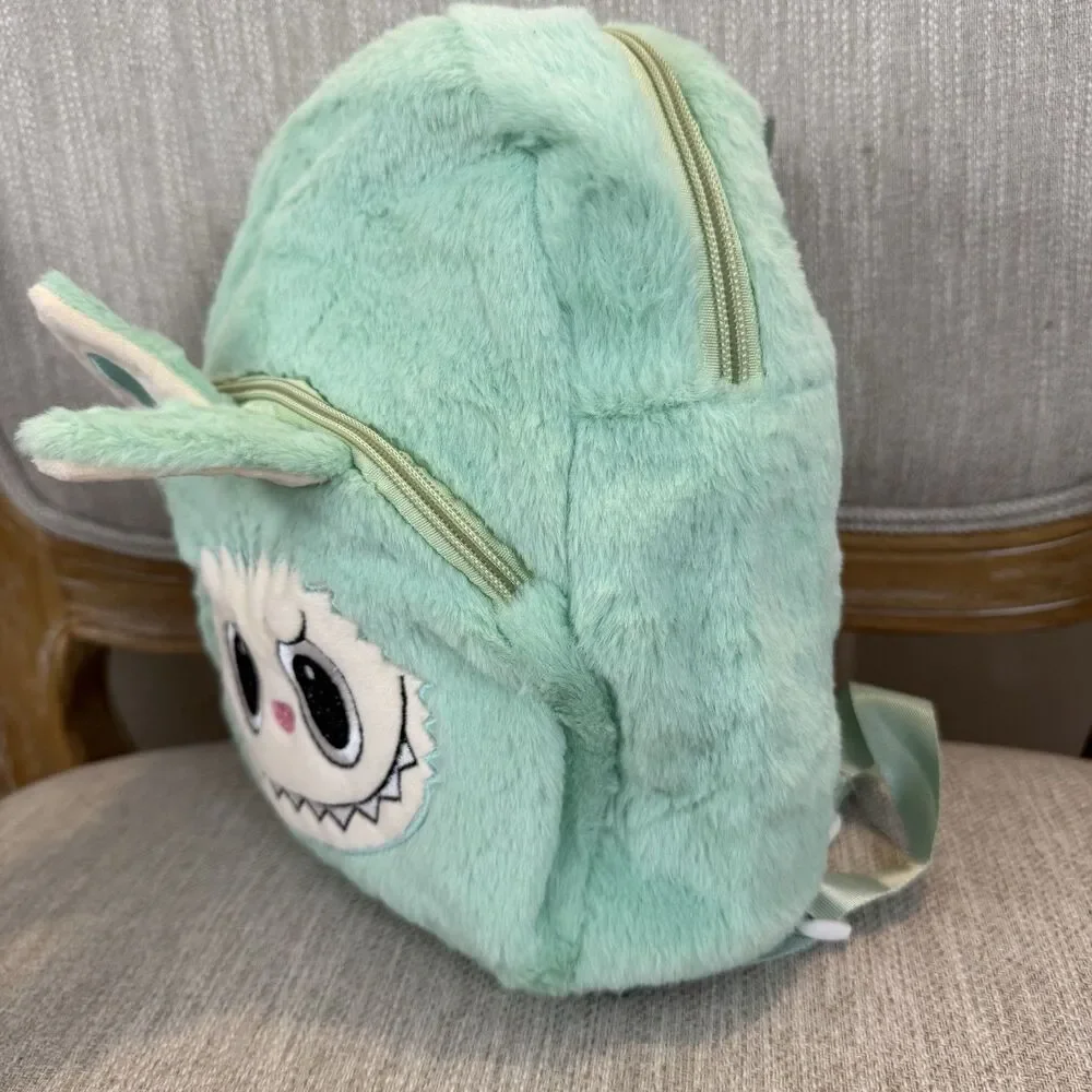 Plush Mint mini–Monster Cartoon Backpack Kawaii aesthetic cute novelty bag